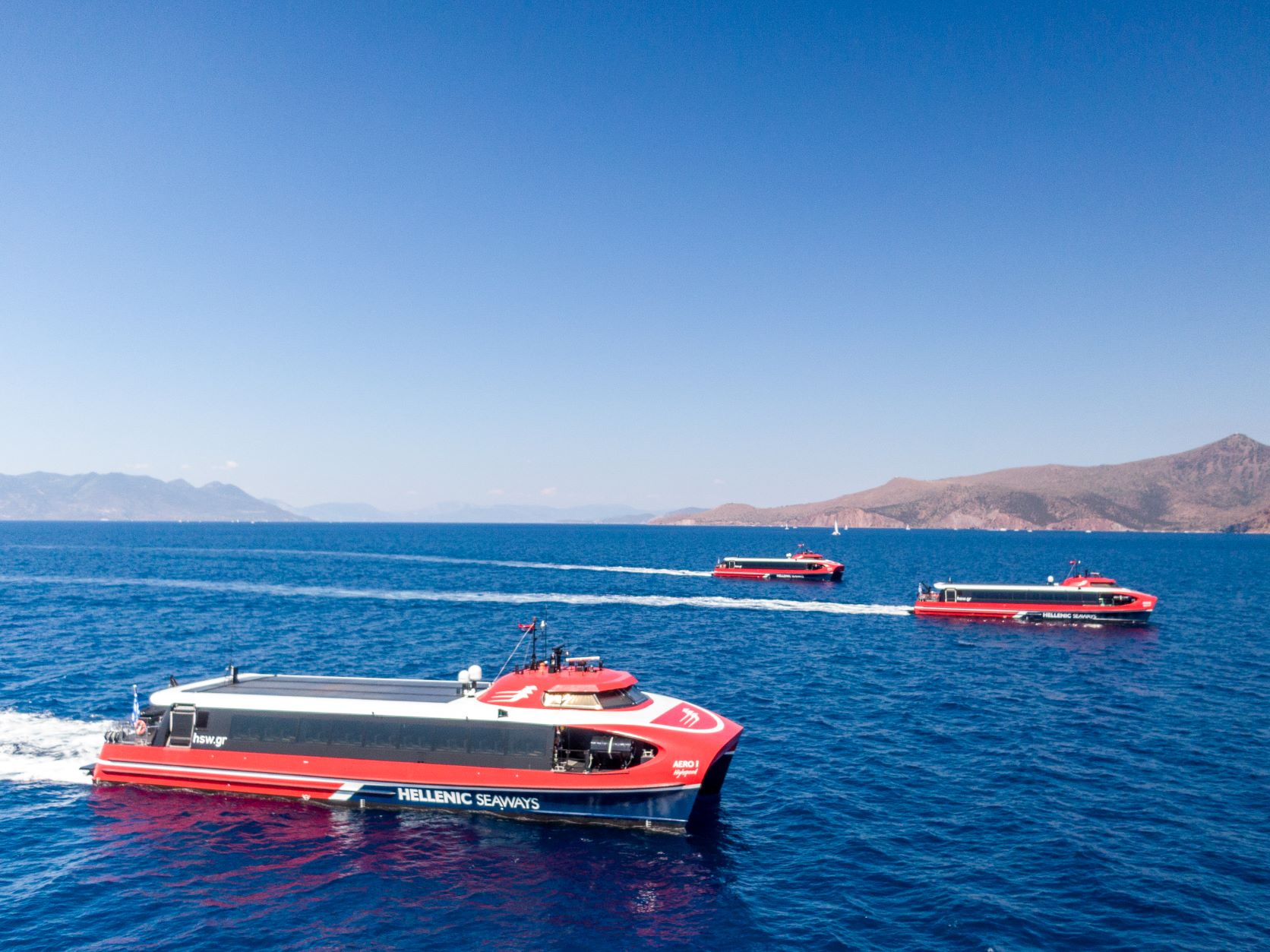 The Aero Highspeed Catamarans commence voyages in the Saronic islands