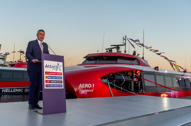 Attica Group inaugurates the 3 new AERO Highspeed vessels