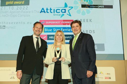 Three awards for Attica Group in GREEK HOSPITALITY AWARDS 2022