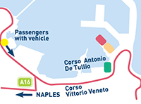 SUEPRFAST FERRIES - MAPPA DI BARI